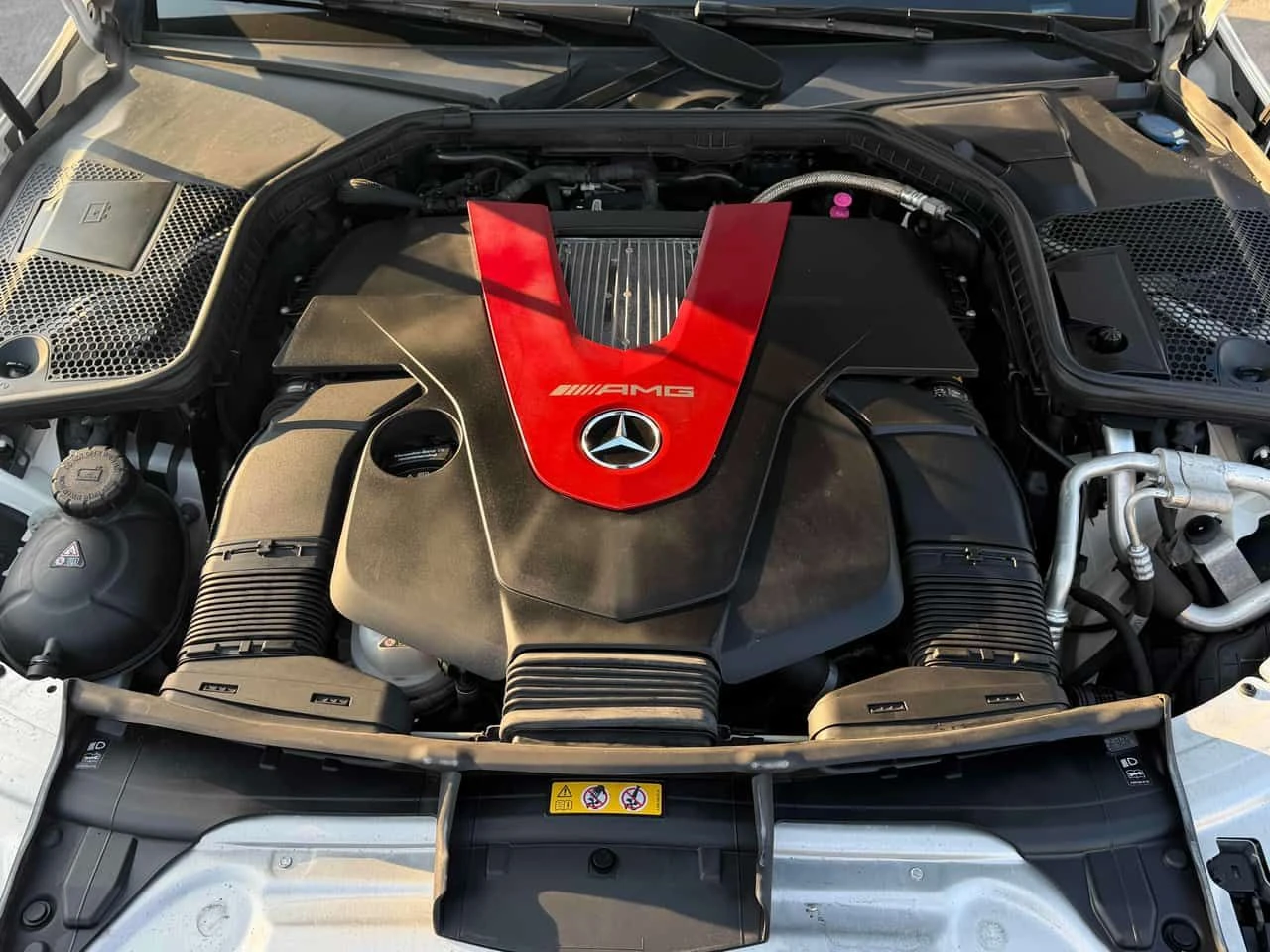 Mercedes-Benz C 43 AMG 4MATIC/ДИСТРОНИК/ПАНОРАМА/ПОДГРЕВИ/360, снимка 12 - Автомобили и джипове - 54889812