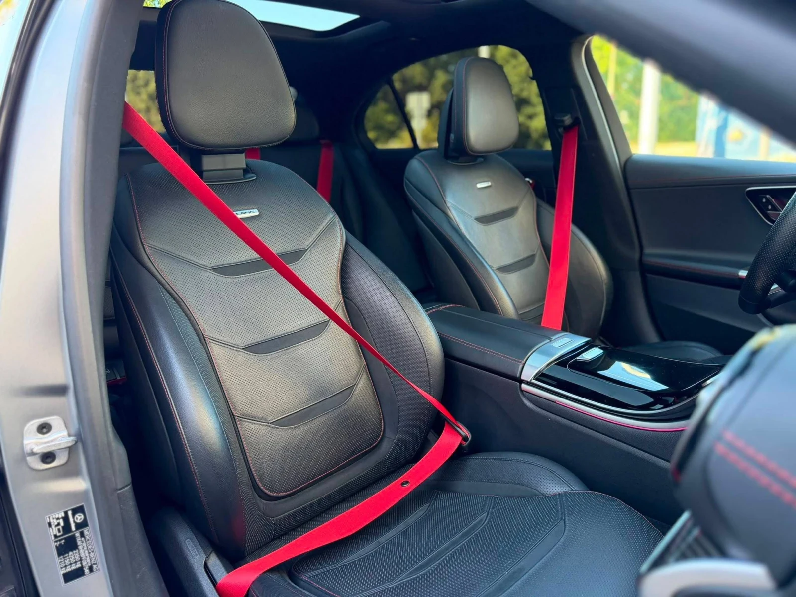 Mercedes-Benz C 43 AMG 4MATIC LED ПАНО BURM HUD 360 ЛИЗИНГ 100%, снимка 10 - Автомобили и джипове - 55247956