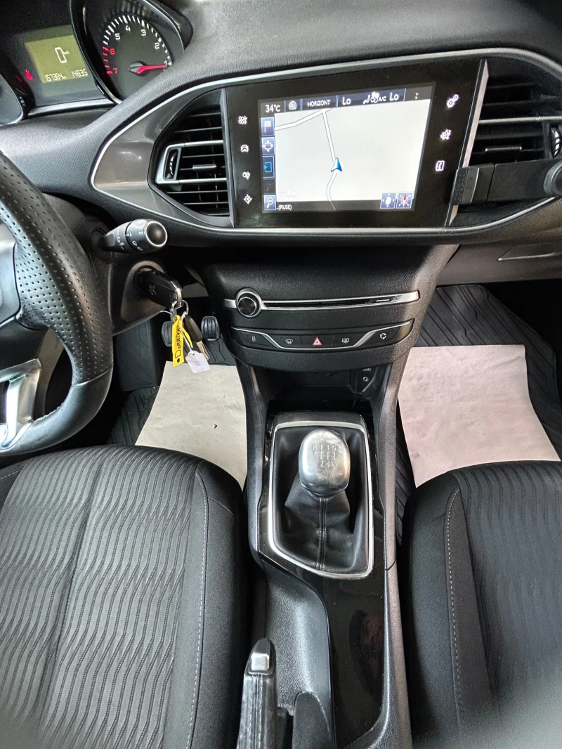 Peugeot 308 1.2Turbo/EURO 6/ 130k.c./NAVi, снимка 14 - Автомобили и джипове - 50737002