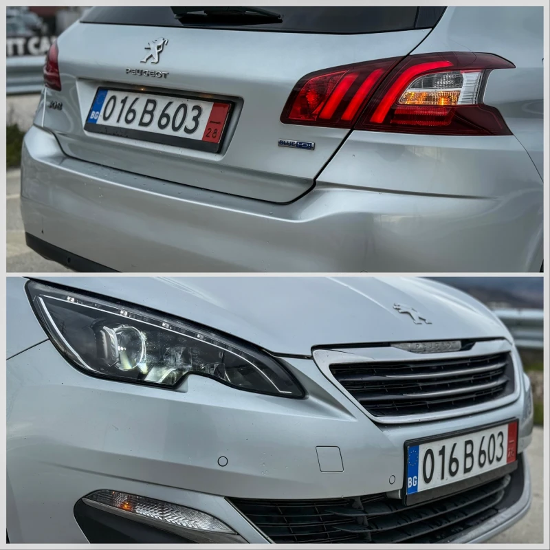Peugeot 308 2.0 BLUE-HDI::PANORAMA::KEYLESS::, снимка 7 - Автомобили и джипове - 53070125