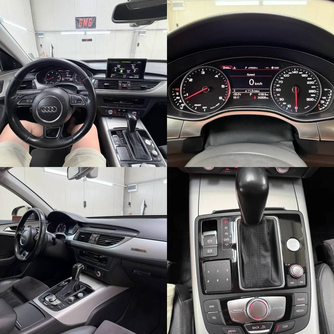 Audi A6 3.0 TDI 4x4 Facelift Full Service , снимка 12 - Автомобили и джипове - 55533591