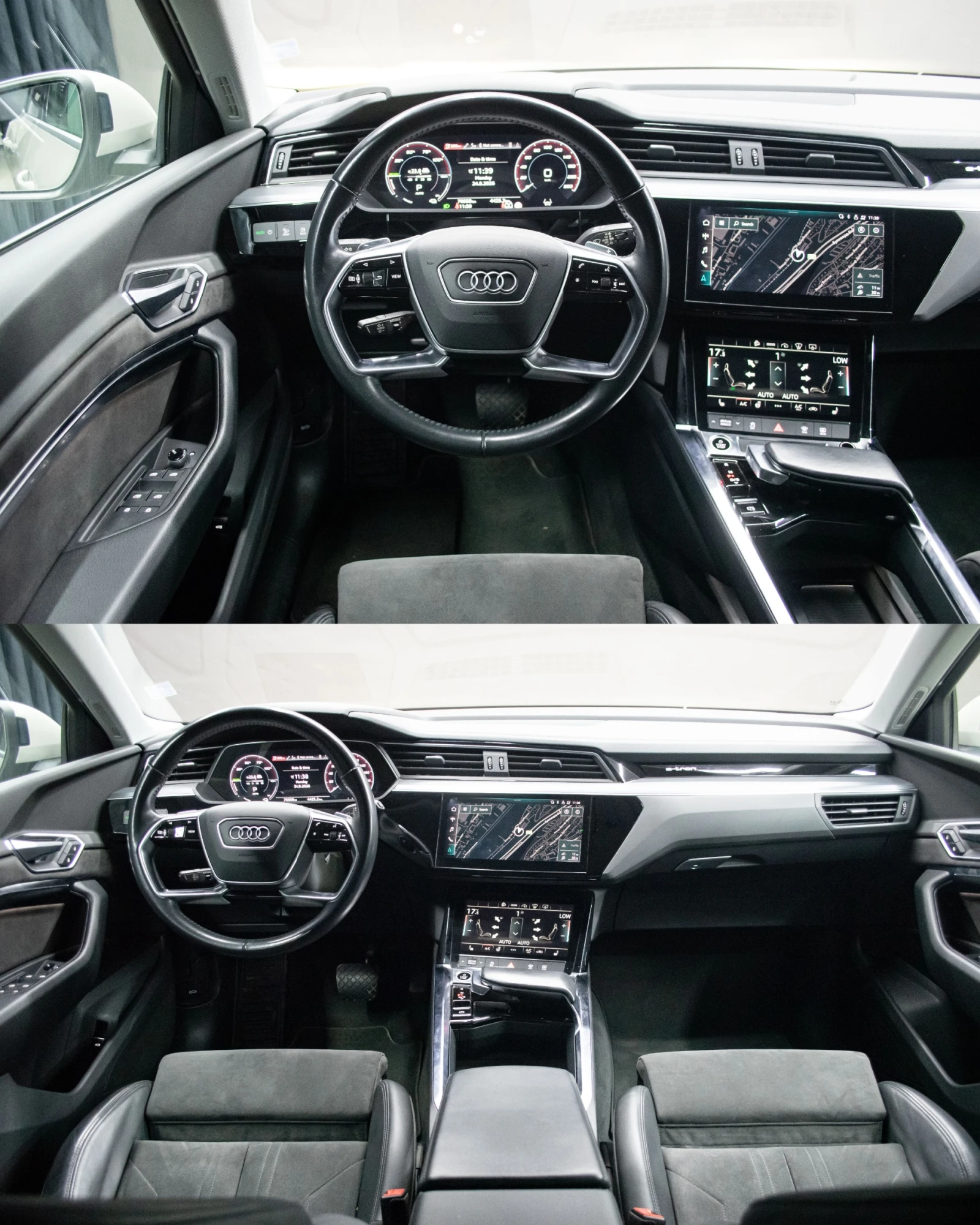 Audi E-Tron 50/71kWh/Quattro/HUD/Distronic/Keyless/Серв.Ист., снимка 5 - Автомобили и джипове - 55901633