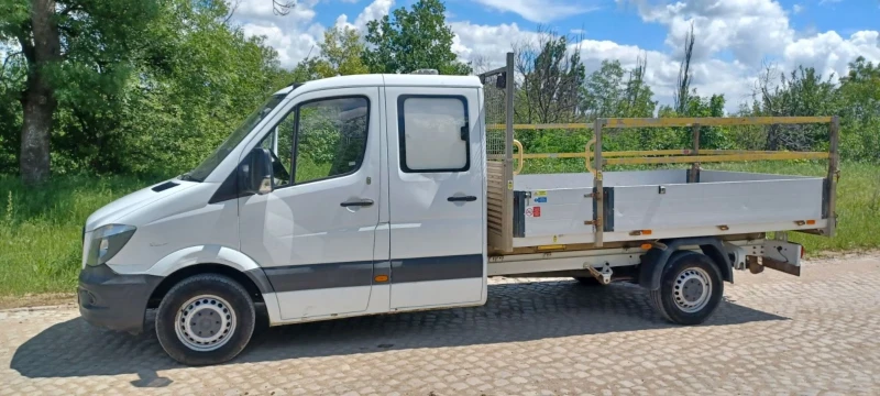 Mercedes-Benz Sprinter 314 314D Двойна Кабина Самосвал ДЕСЕН ВОЛАН, снимка 5 - Бусове и автобуси - 50956843