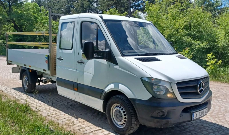 Mercedes-Benz Sprinter 314 314D Двойна Кабина Самосвал ДЕСЕН ВОЛАН, снимка 8 - Бусове и автобуси - 50956843