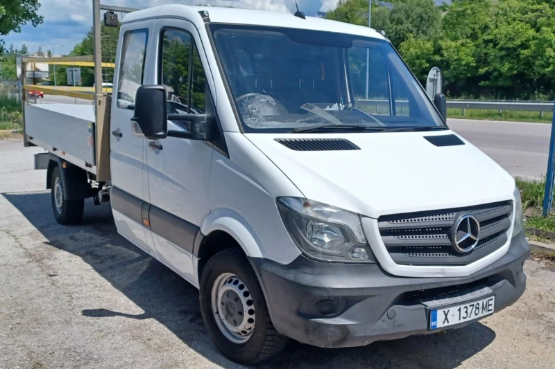 Mercedes-Benz Sprinter 314 314D Двойна Кабина Самосвал ДЕСЕН ВОЛАН, снимка 10 - Бусове и автобуси - 50956843