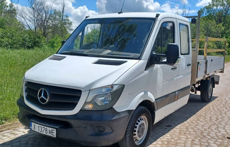 Mercedes-Benz Sprinter 314 314D Двойна Кабина Самосвал ДЕСЕН ВОЛАН, снимка 7 - Бусове и автобуси - 50956843