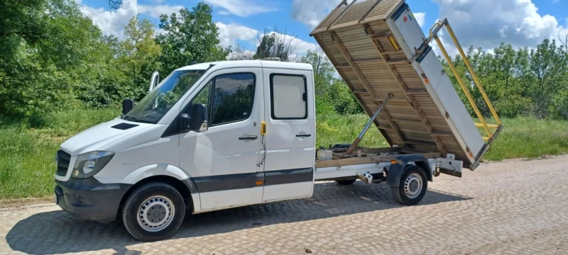 Mercedes-Benz Sprinter 314 314D Двойна Кабина Самосвал ДЕСЕН ВОЛАН