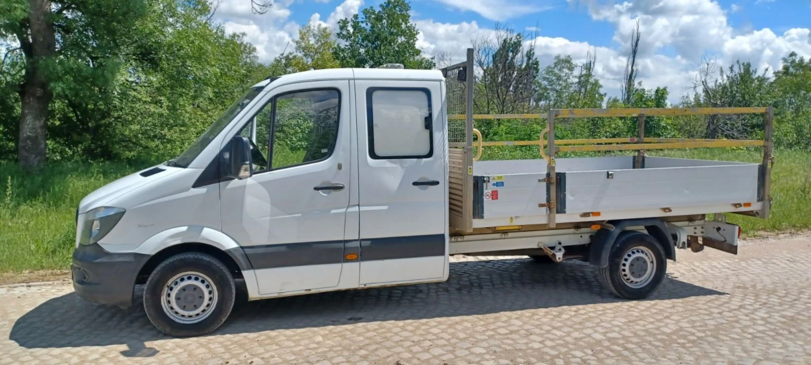Mercedes-Benz Sprinter 314 314D Двойна Кабина Самосвал ДЕСЕН ВОЛАН - изображение 5