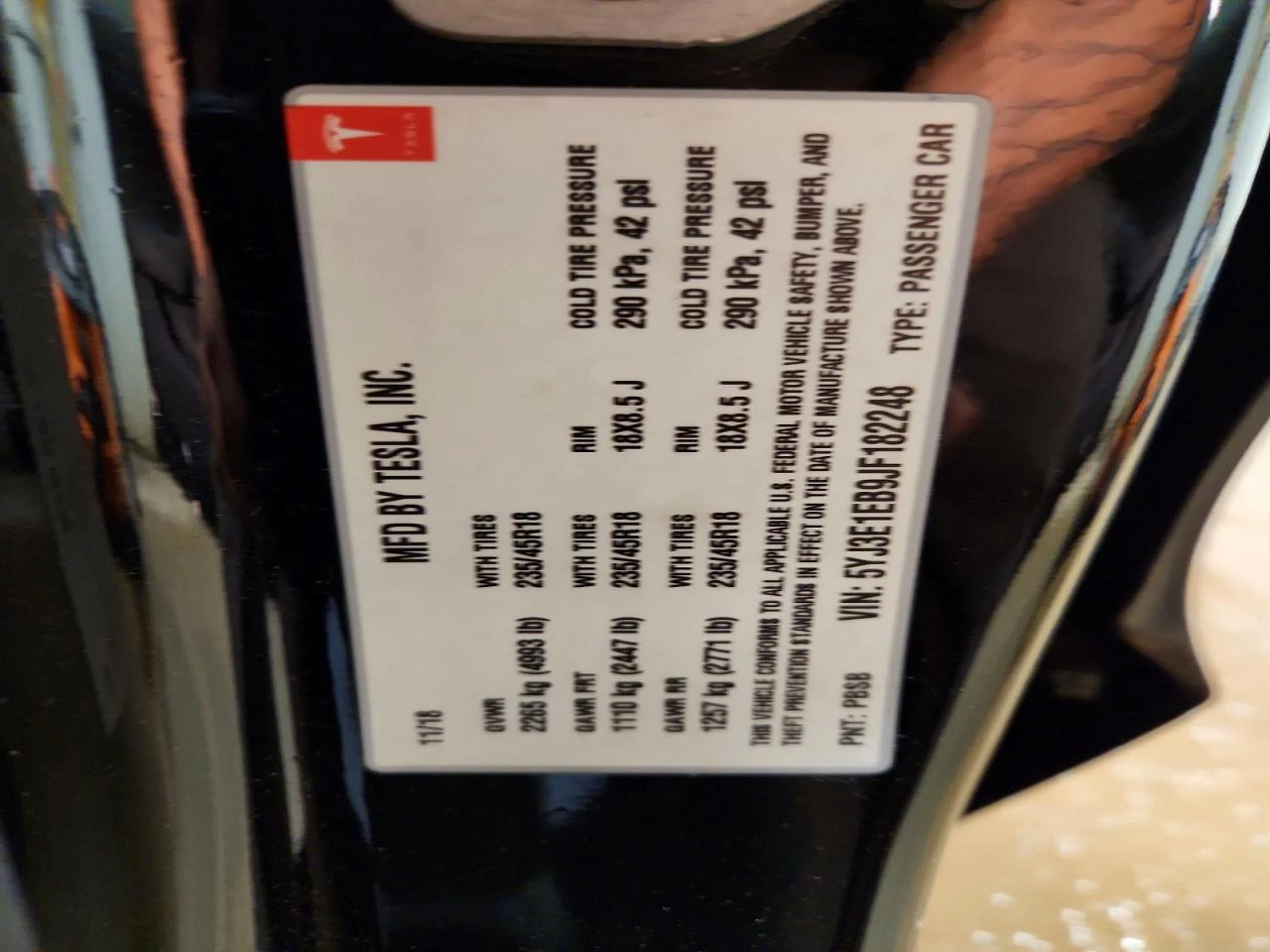 Tesla Model 3, снимка 13 - Автомобили и джипове - 54155726