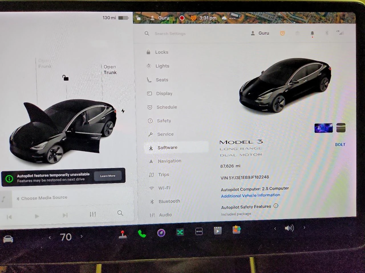 Tesla Model 3, снимка 9 - Автомобили и джипове - 54155726