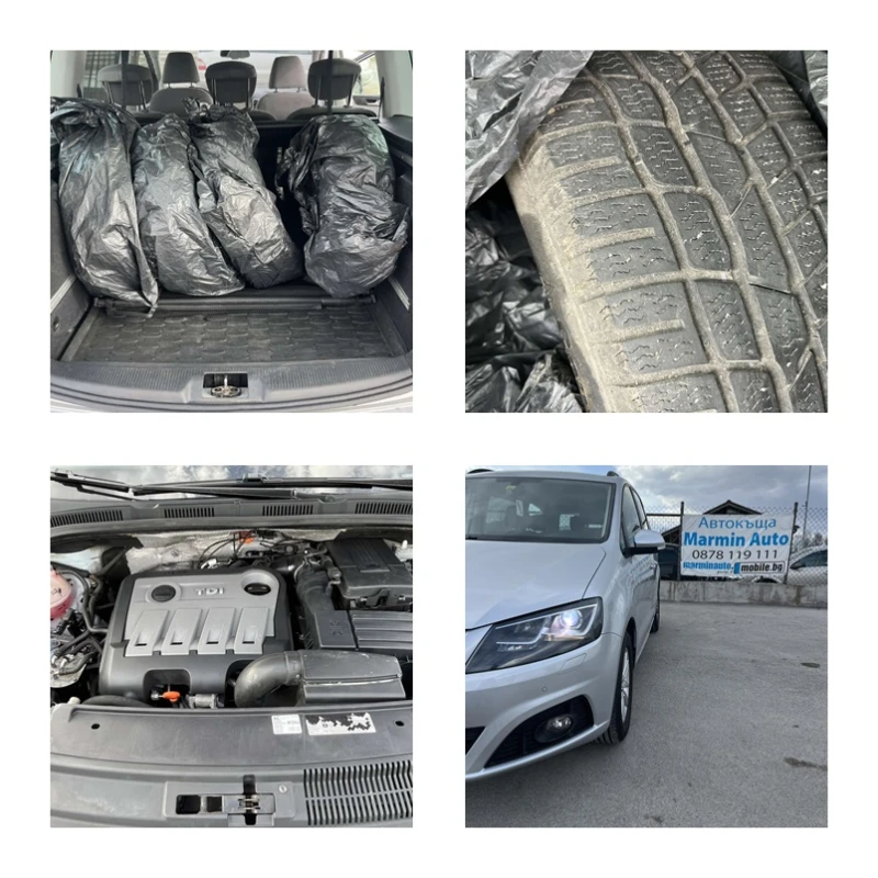 Seat Alhambra 2.0TDI 140кс 6 СКОРОСТИ КСЕНОН АВТОПИЛОТ NAVI, снимка 16 - Автомобили и джипове - 49497952