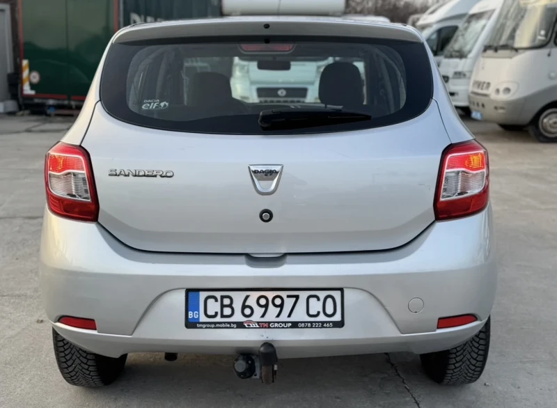 Dacia Sandero ДИЗЕЛ / КАСКО / НОВИ ЗИМНИ ГУМИ/КЛИМАТИК/ТЕГЛИЧ, снимка 5 - Автомобили и джипове - 52841484