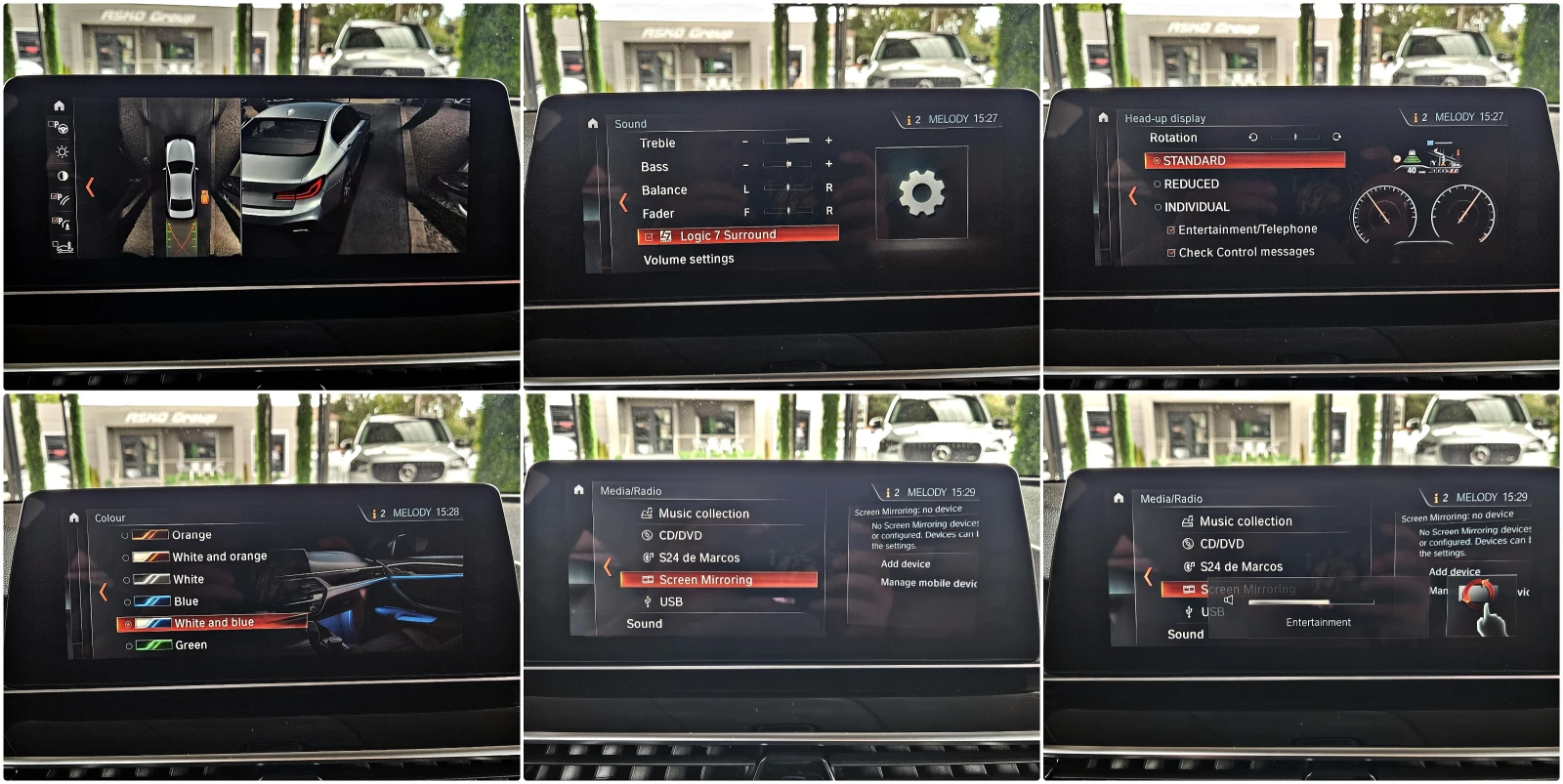 BMW 540 i/M/XD/3DCAMERA/HUD/HARMAN/KEY GO/AMBIENT/ПАМЕТ/LI, снимка 14 - Автомобили и джипове - 56165004