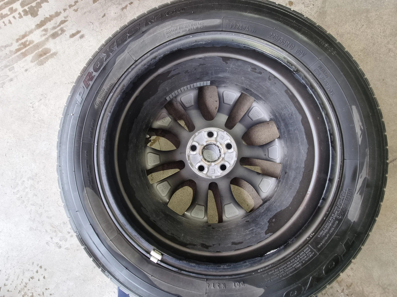 Гуми с джанти Toyo 225/55R19, снимка 10 - Гуми и джанти - 53924777