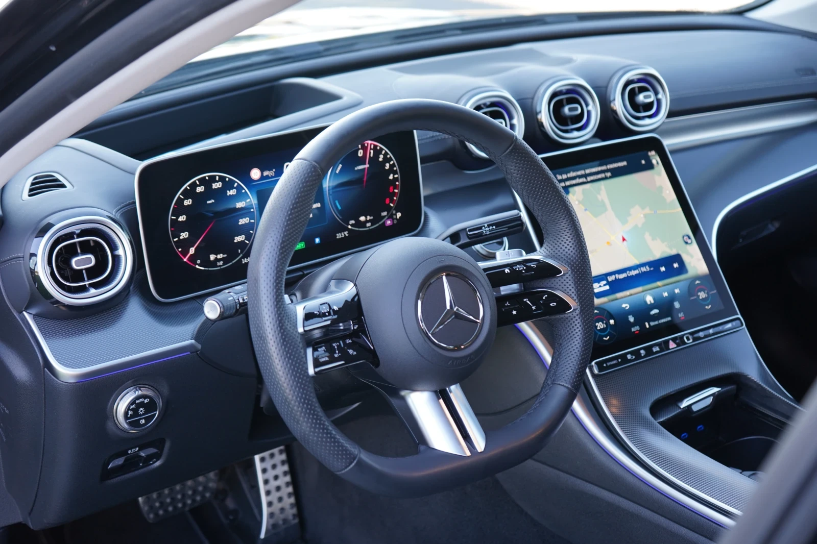Mercedes-Benz C 300 DE* 4M* AMG* PLUG IN HYBRID * BURMESTER* KEYLESS | Mobile.bg � ����������� 9