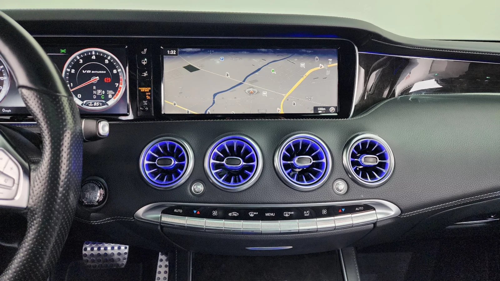 Mercedes-Benz S 63 AMG ОБДУХ* МАСАЖ* BURMASTER* 360* FULL* КРАЙНА ЦЕНА, снимка 10 - Автомобили и джипове - 54243713