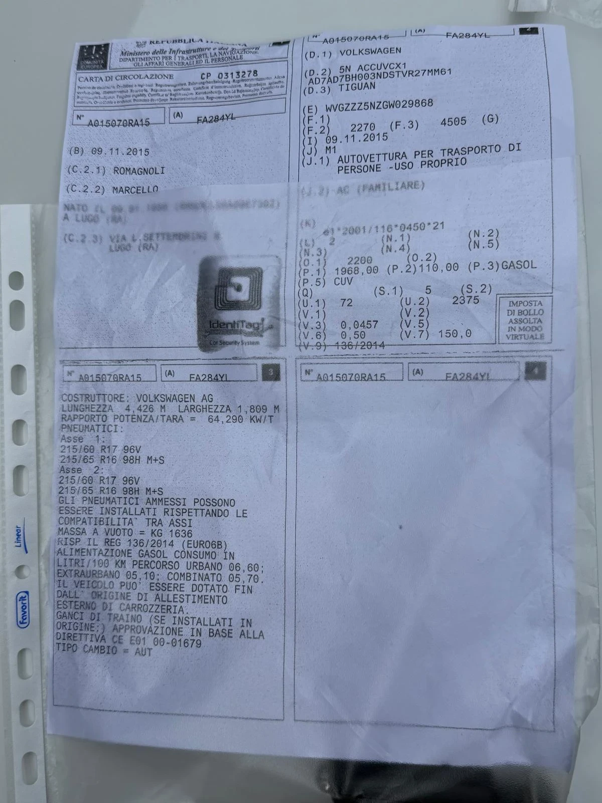 VW Tiguan 2.0TDI 150к.с. 4Motion* LED* УНИКАТ, снимка 17 - Автомобили и джипове - 54685897