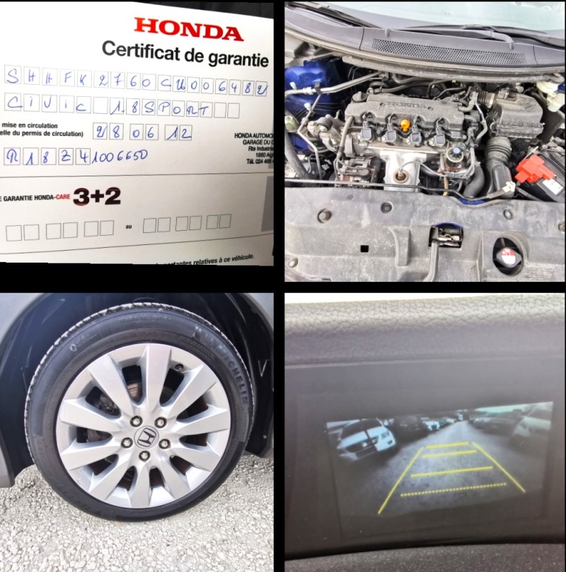 Honda Civic 1, 8i-VTEC Sport, снимка 16 - Автомобили и джипове - 46422446