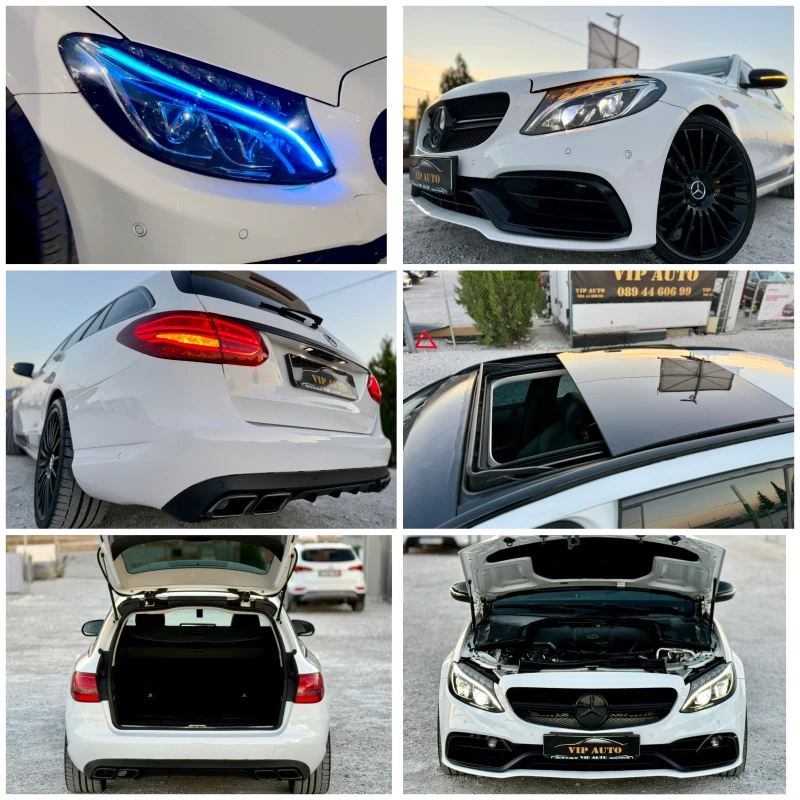 Mercedes-Benz C 220 C63 PACKET MULTIBEAM LED ПАНОРАМА FULL, снимка 17 - Автомобили и джипове - 47856863