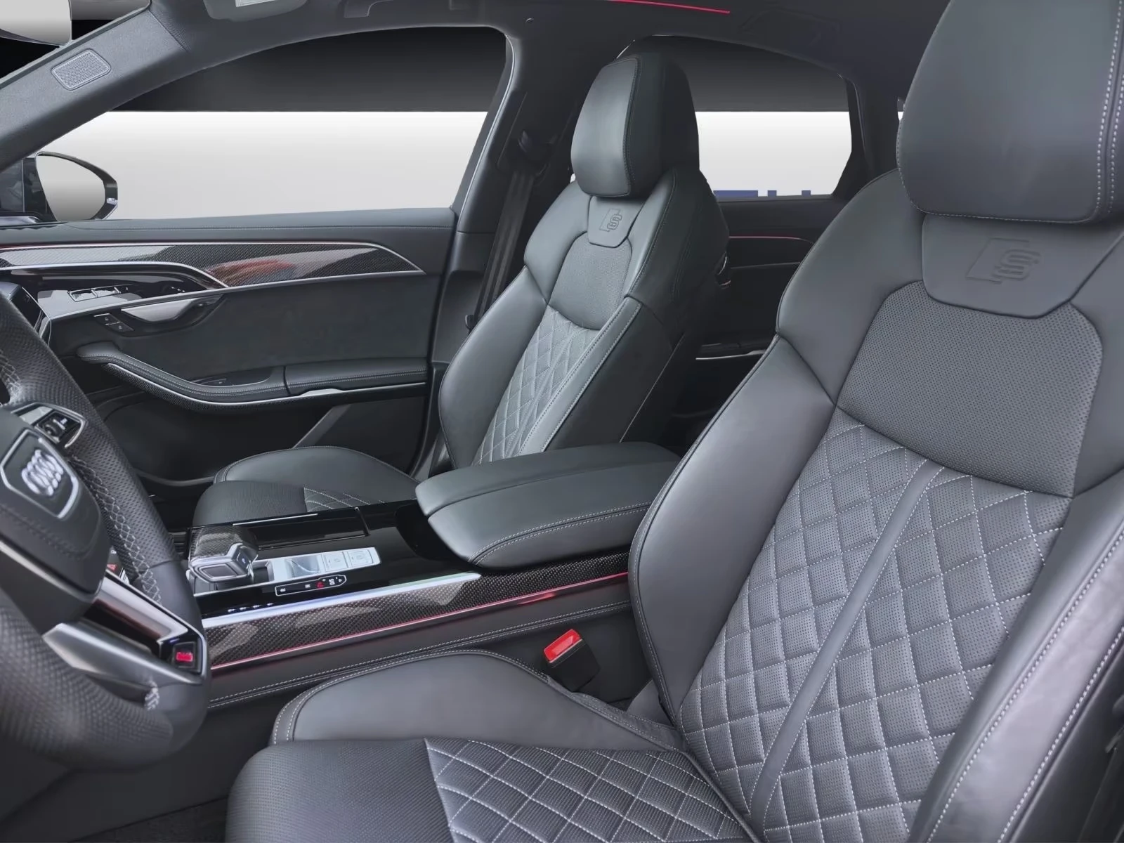 Audi S8 CARBON / BLACK OPTIC/ B&O/ MATRIX/ PANO/ 360/ HUD | Mobile.bg � ����������� 9