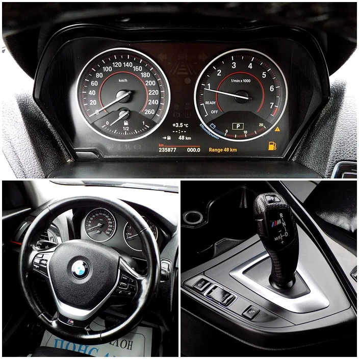 BMW 118 i/170к/AUTOMATIC/M pack/КОЖА/NAVi/РЕАЛНИ КМ, снимка 11 - Автомобили и джипове - 49166849