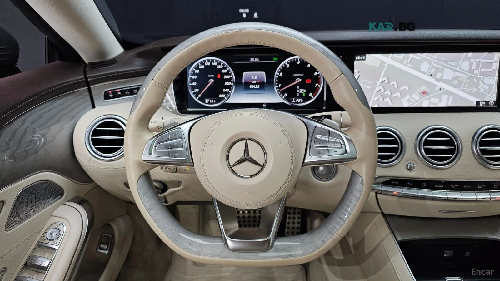 Mercedes-Benz S 400 4MATIC* HUD* 360* ������* ���� | Mobile.bg � ����������� 11