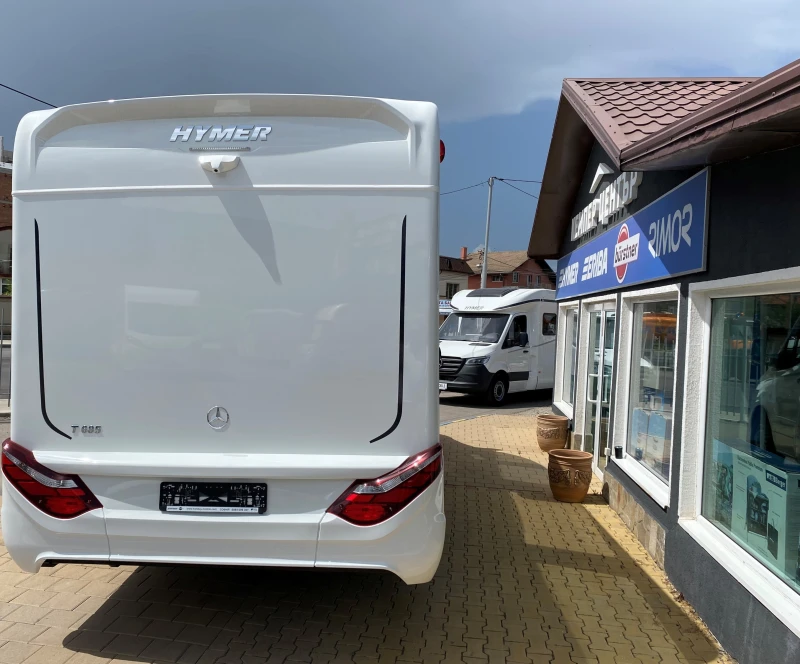 Кемпер HYMER / ERIBA MERCEDES S685. 3500 kg. ДВОЕН ПОД KЛИМАТИК WEBASTO, снимка 5 - Каравани и кемпери - 50508375
