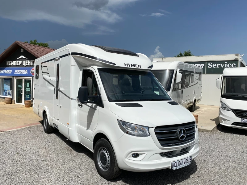 Кемпер HYMER / ERIBA MERCEDES S685. 3500 kg. ДВОЕН ПОД KЛИМАТИК WEBASTO