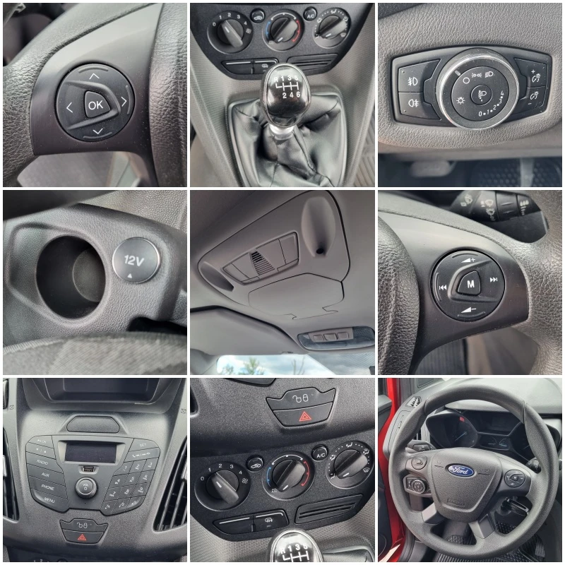 Ford Connect MAXI= 3 МЕСТА= 1.6TDCi-116ps КЛИМАТИК* 2015г.EURO5, снимка 15 - Автомобили и джипове - 54284404