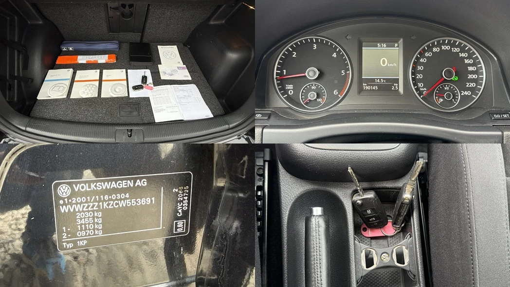 VW Golf Plus 1.6TDI-105��-190000��-EURO 5B-��� ���� �� ������ | Mobile.bg � ����������� 9