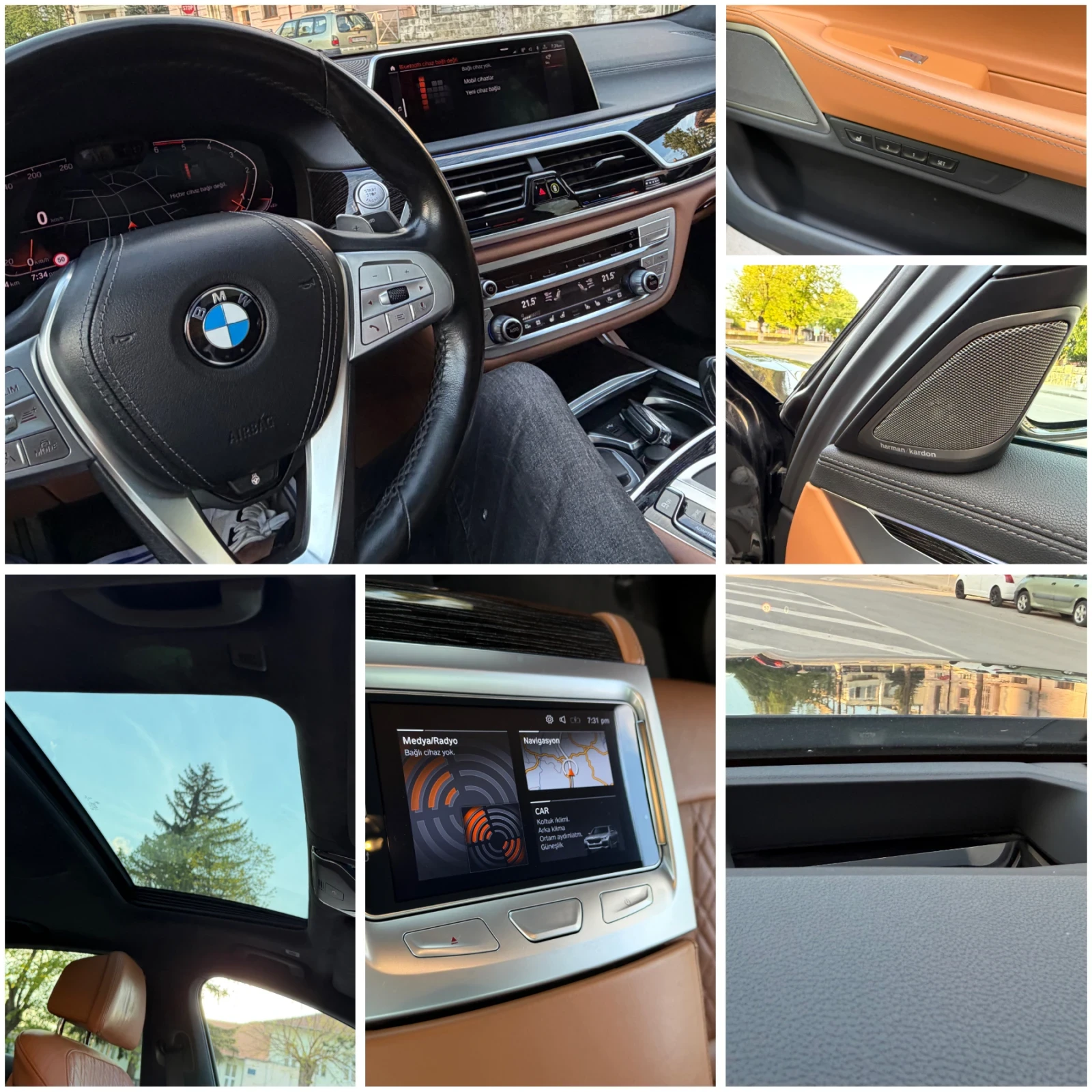 BMW 730 D Full/Facelift/Carbon Core/ X-drive Lazer light/ , снимка 16 - Автомобили и джипове - 54527005