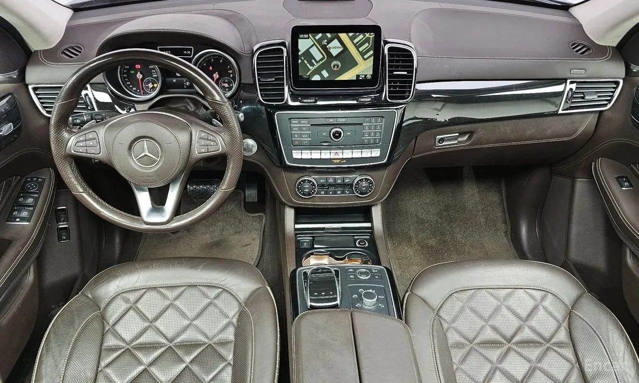 Mercedes-Benz GLS 500 GLS500/4MATIC/ДИСТРОНИК/360/ОБДУХ/ДВД, снимка 7 - Автомобили и джипове - 56134299
