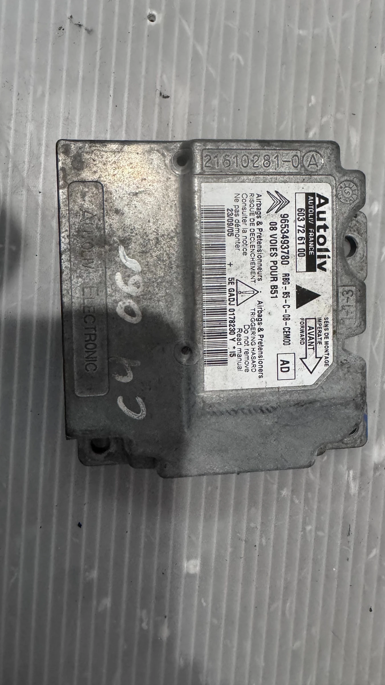 Airbag  /  /  a Citroen C4 - 9653493780 / 603726100 | Mobile.bg   2