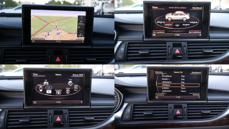 Audi A6 3.0TDI 245К.С. QUATTRO ДИСТРОНИК КОЖА Line Assist, снимка 14 - Автомобили и джипове - 52003544