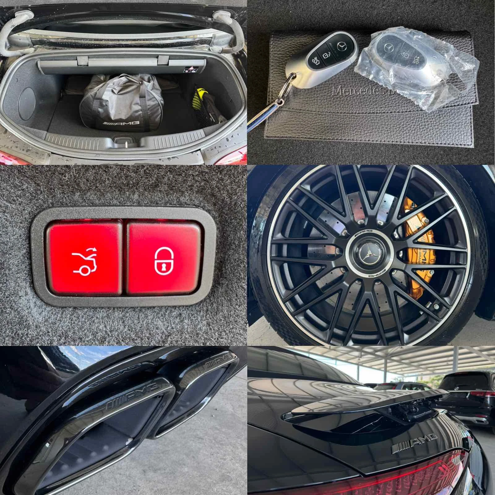 Mercedes-Benz SL 63 AMG 585ps* 4M+ * 8хл.км* CARBON CERAMIC* NIGHT* HEAD U, снимка 17 - Автомобили и джипове - 55030706