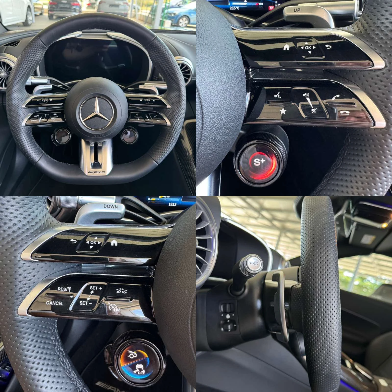 Mercedes-Benz SL 63 AMG 585ps* 4M+ * 8хл.км* CARBON CERAMIC* NIGHT* HEAD U, снимка 12 - Автомобили и джипове - 55030706