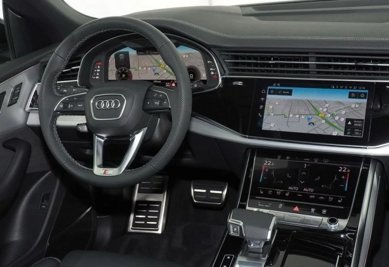Audi Q8 50 TDI/FACELIFT/S-LINE/S-SEATS/B&O/PANO/MATRIX/360, снимка 9 - Автомобили и джипове - 52309698