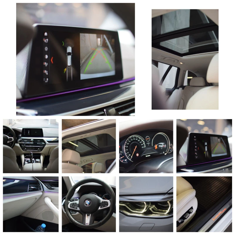 BMW 530 Head up!Панорама!Luxury Line!, снимка 8 - Автомобили и джипове - 51939945