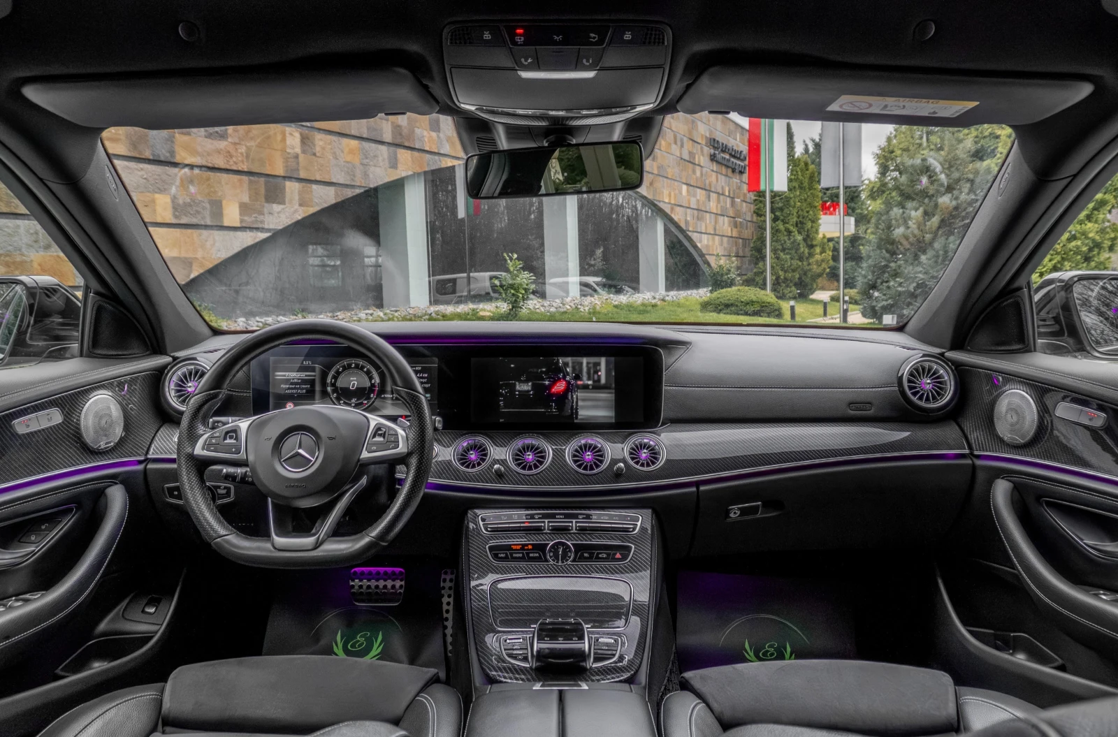 Mercedes-Benz E 350 d* BRABUS LIMITED* RED CUT* CARBON* 9G-TRONIC* FUL, снимка 13 - Автомобили и джипове - 53941215