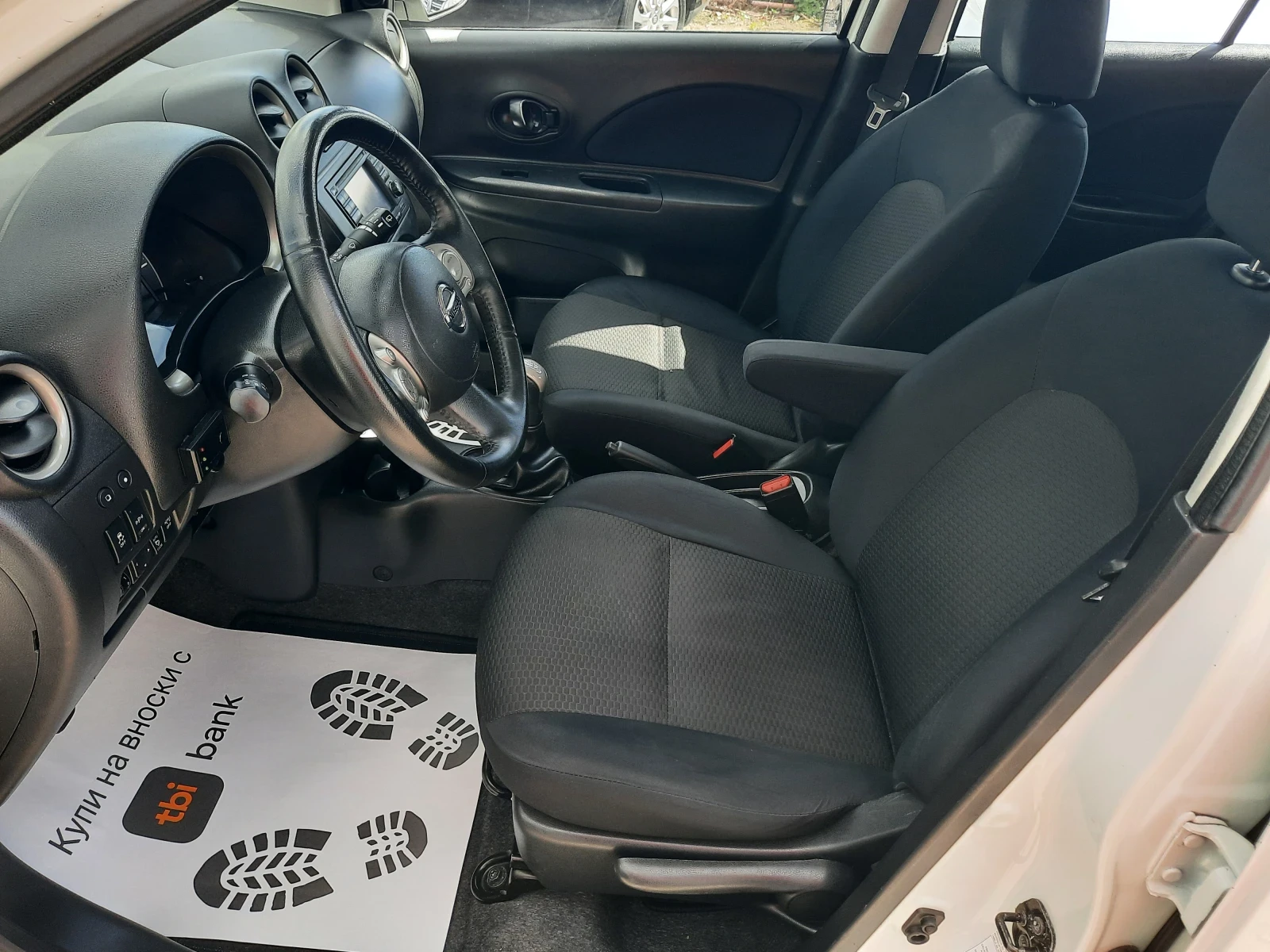 Nissan Micra 2013та КАТО НОВА Е, снимка 7 - Автомобили и джипове - 56210301