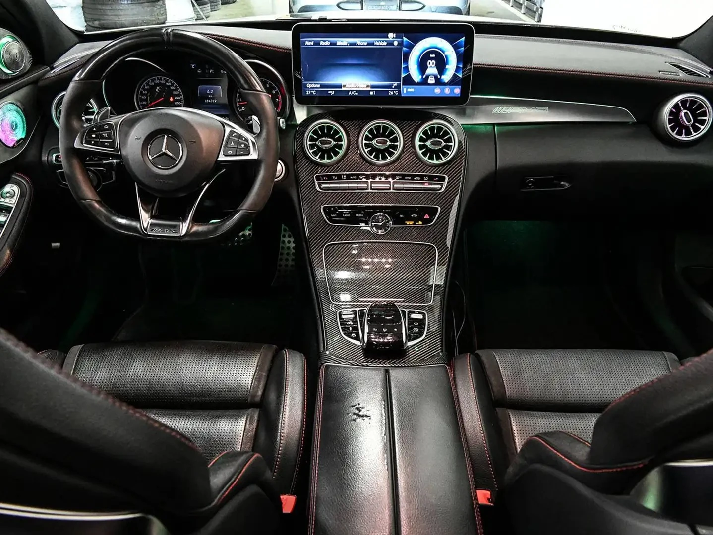 Mercedes-Benz C 43 AMG 360* HUD* PANO* KEYLESS GO* DIS* LED* CARBON* ���� | Mobile.bg � ����������� 8