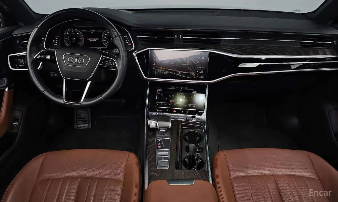 Audi A6 / ДИСТРОНИК / ХЕД-ЪП / ОБДУХВАНЕ / 360, снимка 7 - Автомобили и джипове - 56431384