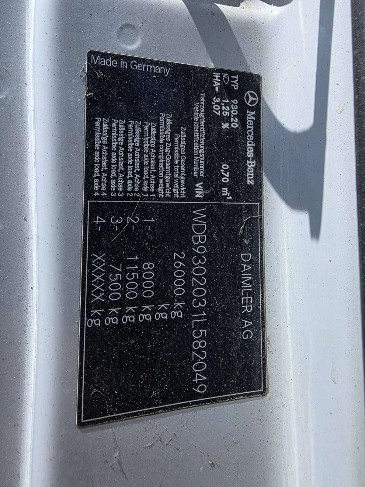 Mercedes-Benz Actros НОВ ВНОС!, снимка 7 - Камиони - 39559644