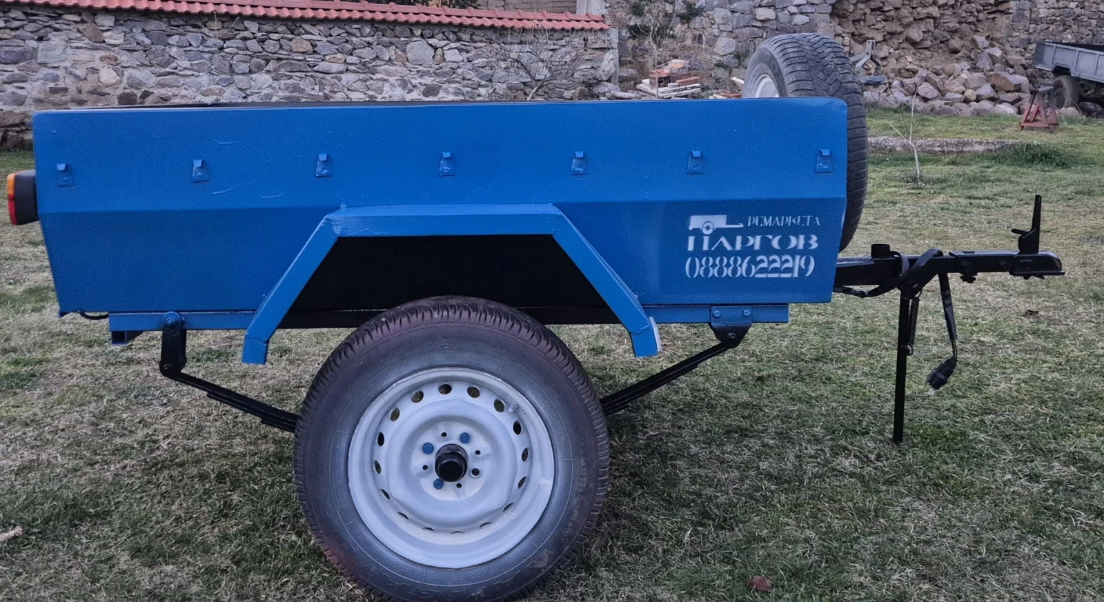 За автомобил Други Фабрично Ремарке , снимка 5 - Ремаркета - 53803471