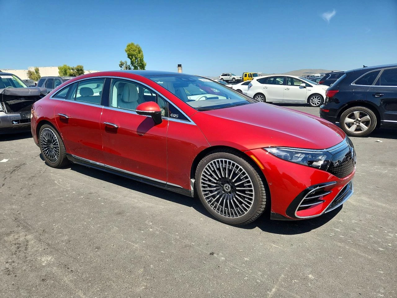 Mercedes-Benz EQS 450+ | DISTRONIC | 360 CAMS, снимка 4 - Автомобили и джипове - 55043709
