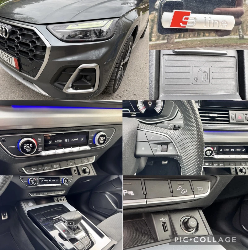 Audi Q5 4.0TDI* FACE* 3X S-LINE* MATRIX* DIST* CAM* FULL, снимка 13 - Автомобили и джипове - 52310230
