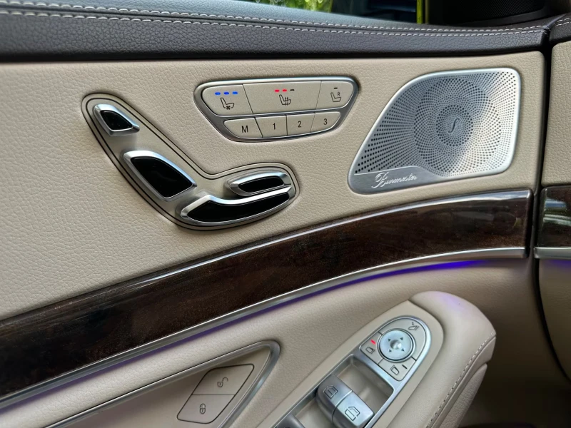 Mercedes-Benz S 400 d/AMG/BURMASTER/360CAM/4-MATIC/340HP/LONG/126dpr, снимка 11 - Автомобили и джипове - 51922154