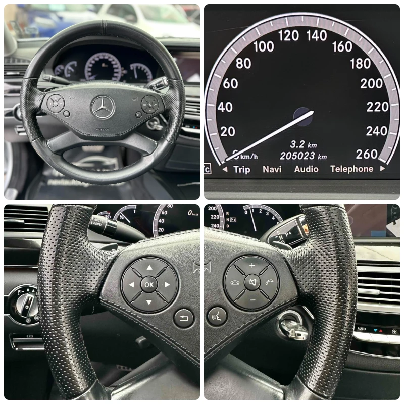 Mercedes-Benz S 550 5.5i 388HP LPG H/K ШИБЕДАХ ANDROID, снимка 13 - Автомобили и джипове - 52134134