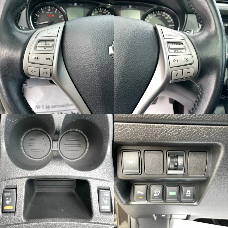 Nissan Qashqai 1.2 DIG-T TEKNA/AUTOMAT/360/FULL SERVICE, снимка 15 - Автомобили и джипове - 42733634