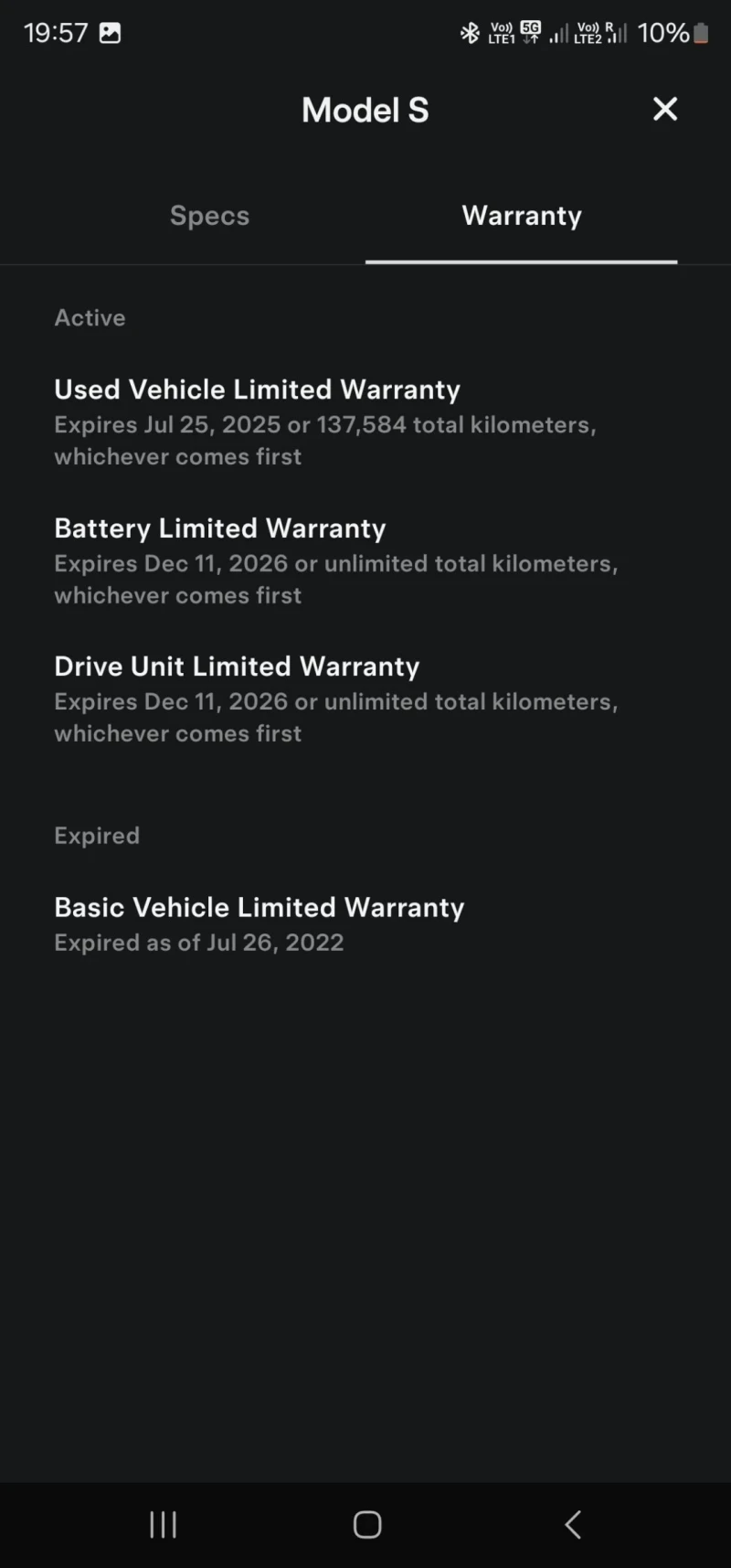 Tesla Model S 75D пълна гаранция - 57900 лв. - 87288326 | Car24.bg